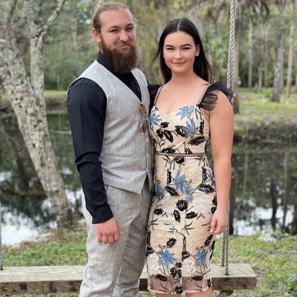 Lulu’s floral bodycon dress!